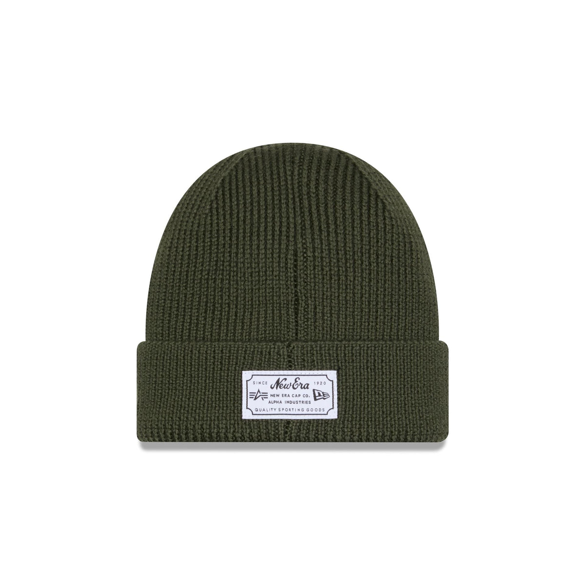 Alpha Industries x New York Yankees Olive Green Cuff Knit Hat