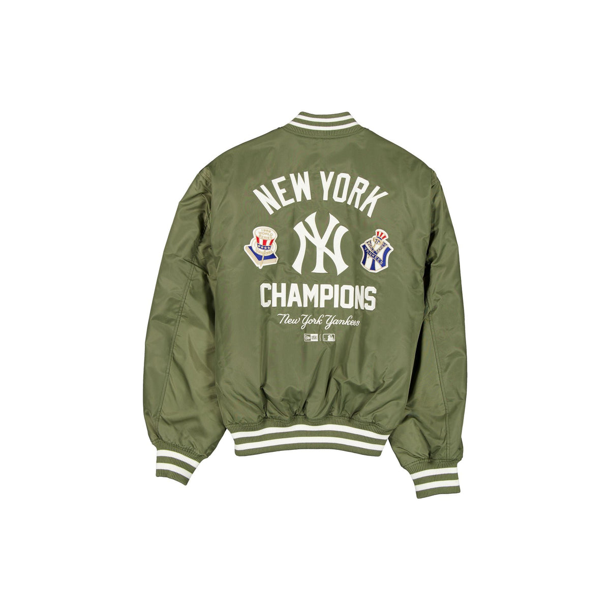 New York Yankees Nylon Sage Green Stadium Jacket