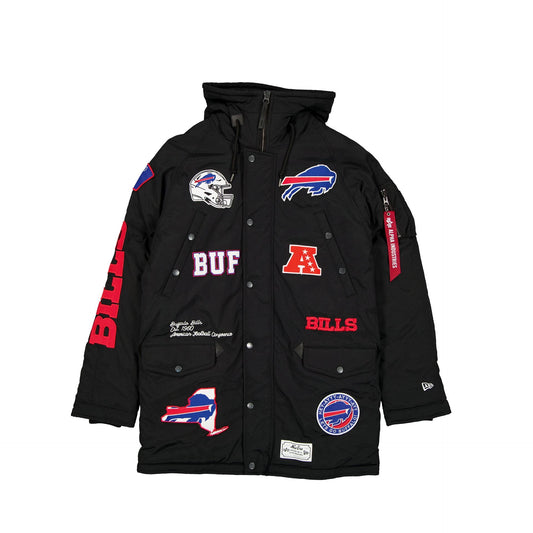 Alpha Industries x Buffalo Bills Black N-3B Parka Jacket