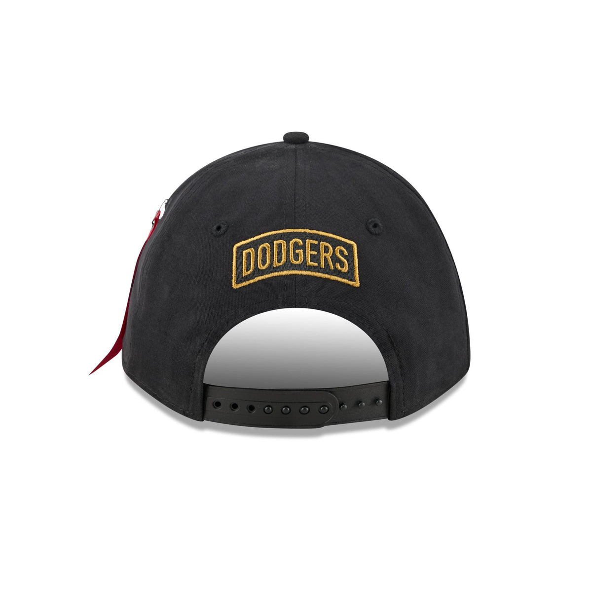 Alpha Industries x Los Angeles Dodgers Black 9FORTY M-Crown A-Frame Snapback Hat