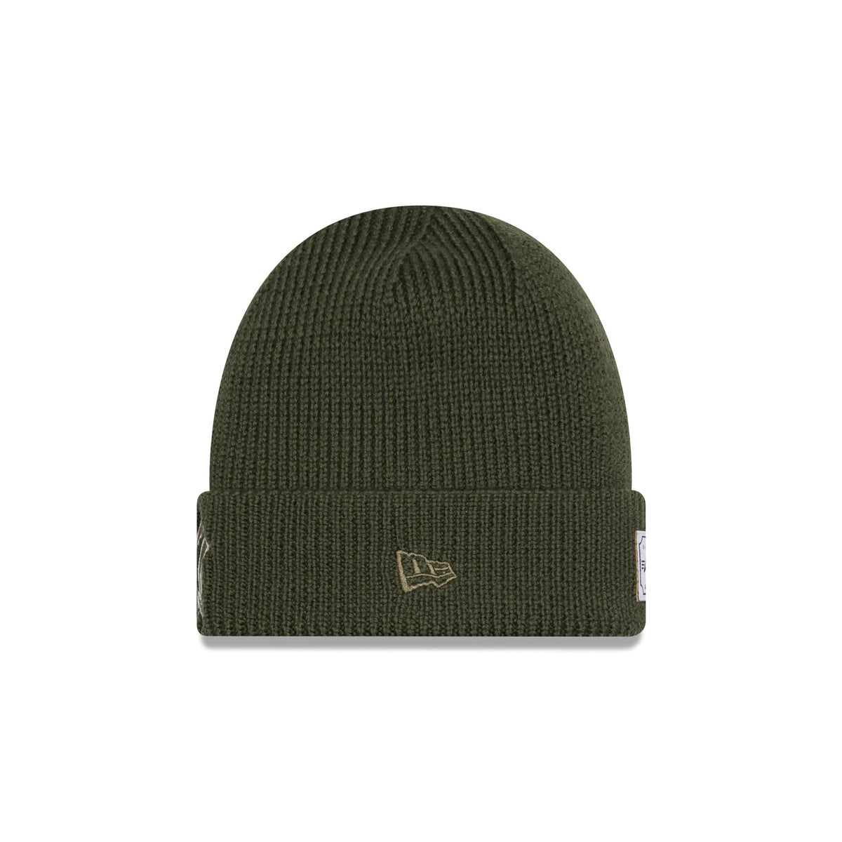Alpha Industries x New York Yankees Olive Green Cuff Knit Hat