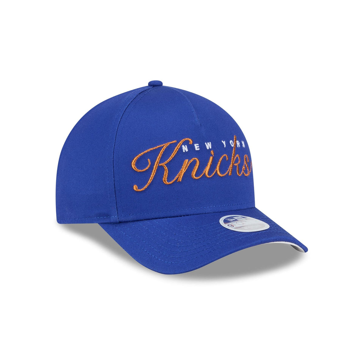 New York Knicks Metallic Women's 9FORTY M-Crown A-Frame Snapback Hat