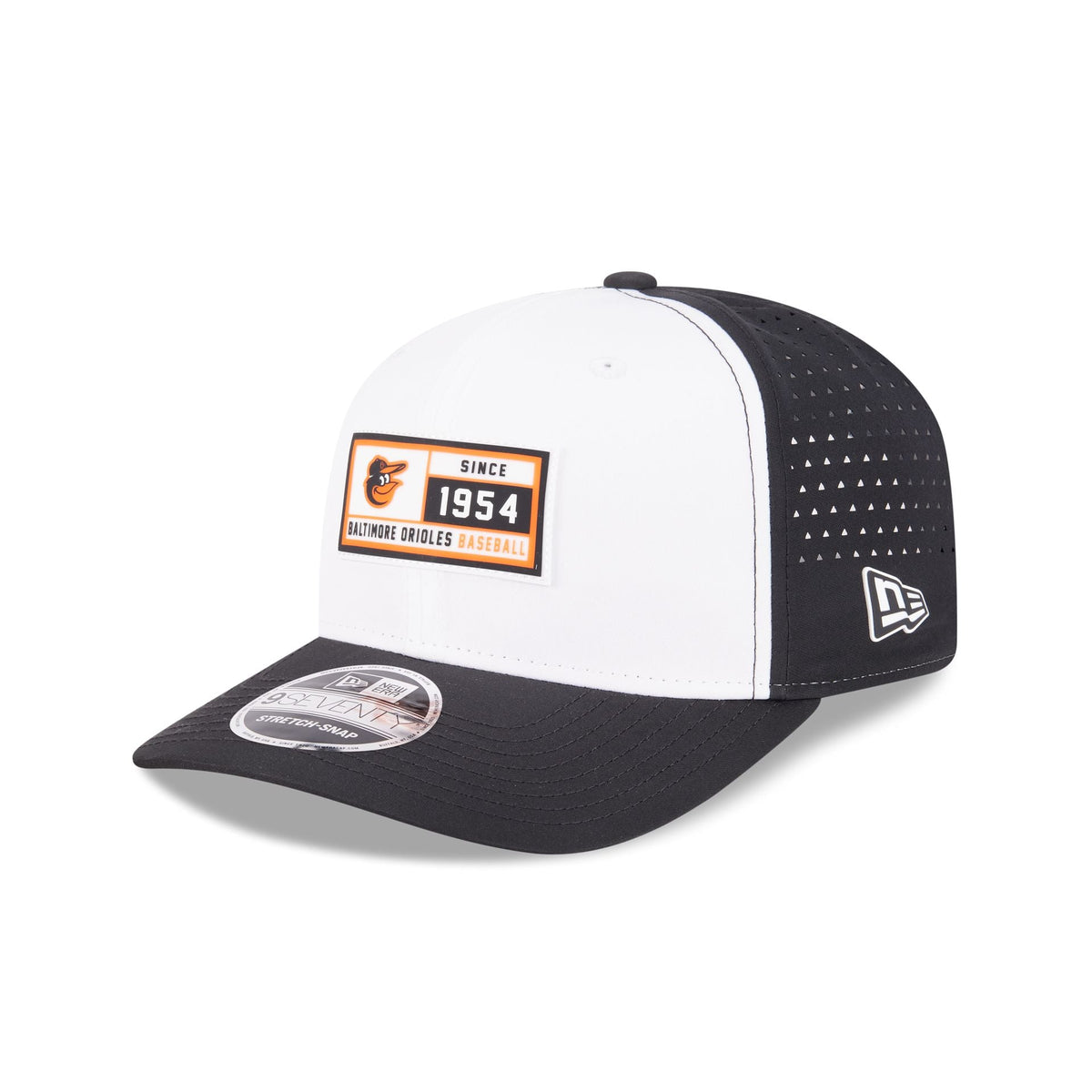 Baltimore Orioles Est. Patch 9SEVENTY Stretch-Snap Hat