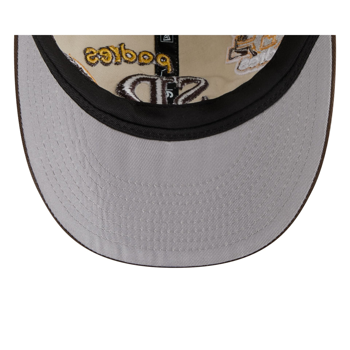 San Diego Padres Scattered Patches Retro Crown 9FIFTY Snapback Hat