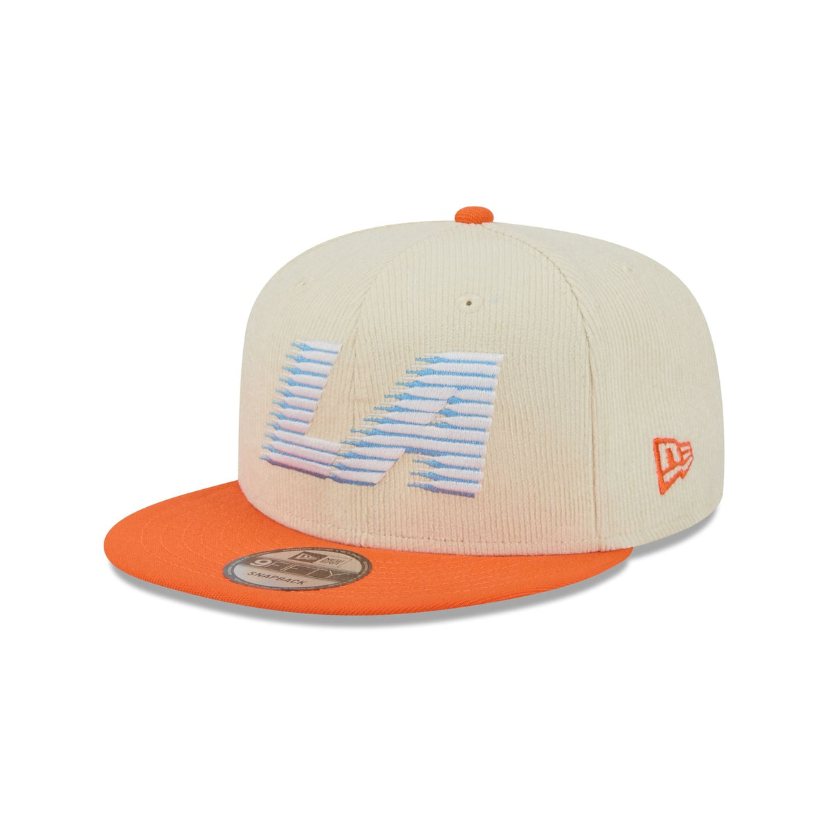 Los Angeles Clippers 2025 City Edition Chrome White Corduroy 9FIFTY Snapback Hat