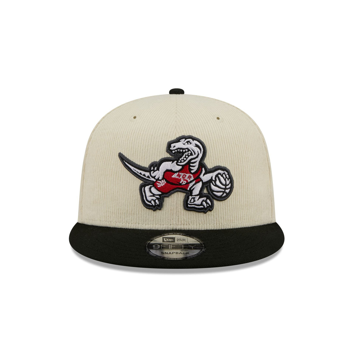 Toronto Raptors 2025 City Edition Chrome White Corduroy 9FIFTY Snapback Hat