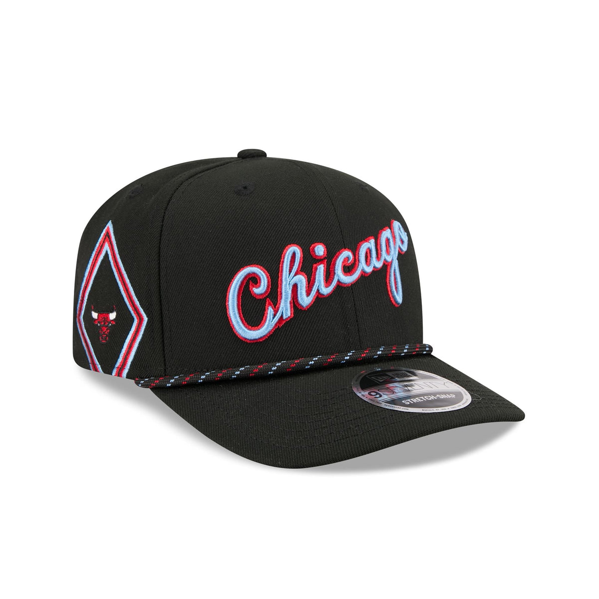 Chicago Bulls 2025 City Edition 9SEVENTY Stretch-Snap Hat
