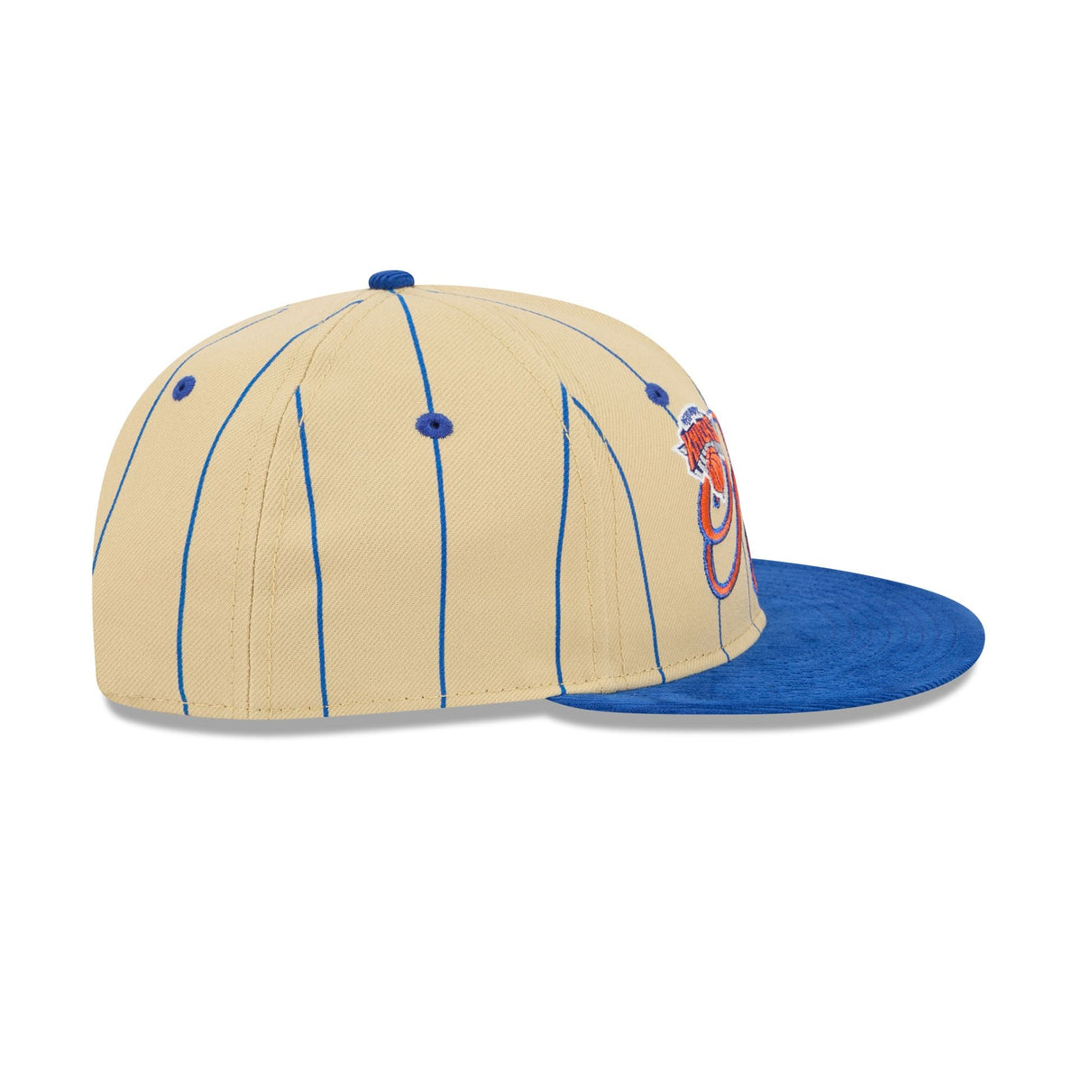 New York Knicks Pinstripe Script Retro Crown 9FIFTY Adjustable Hat