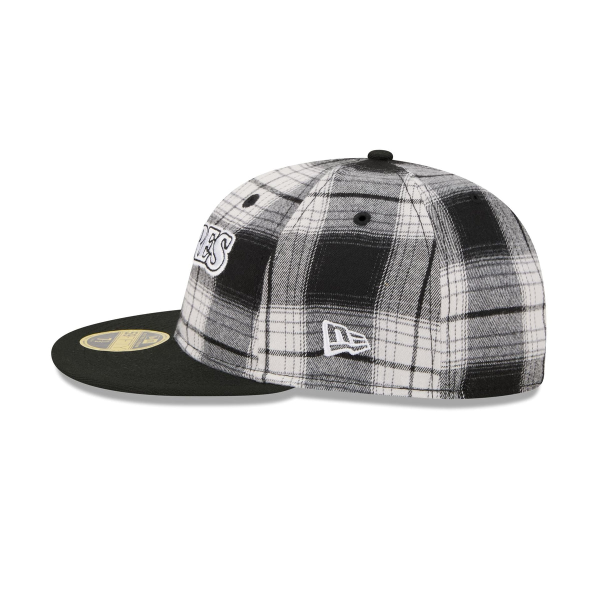 San Diego Padres Grunge Plaid Retro Crown 59FIFTY Fitted Hat