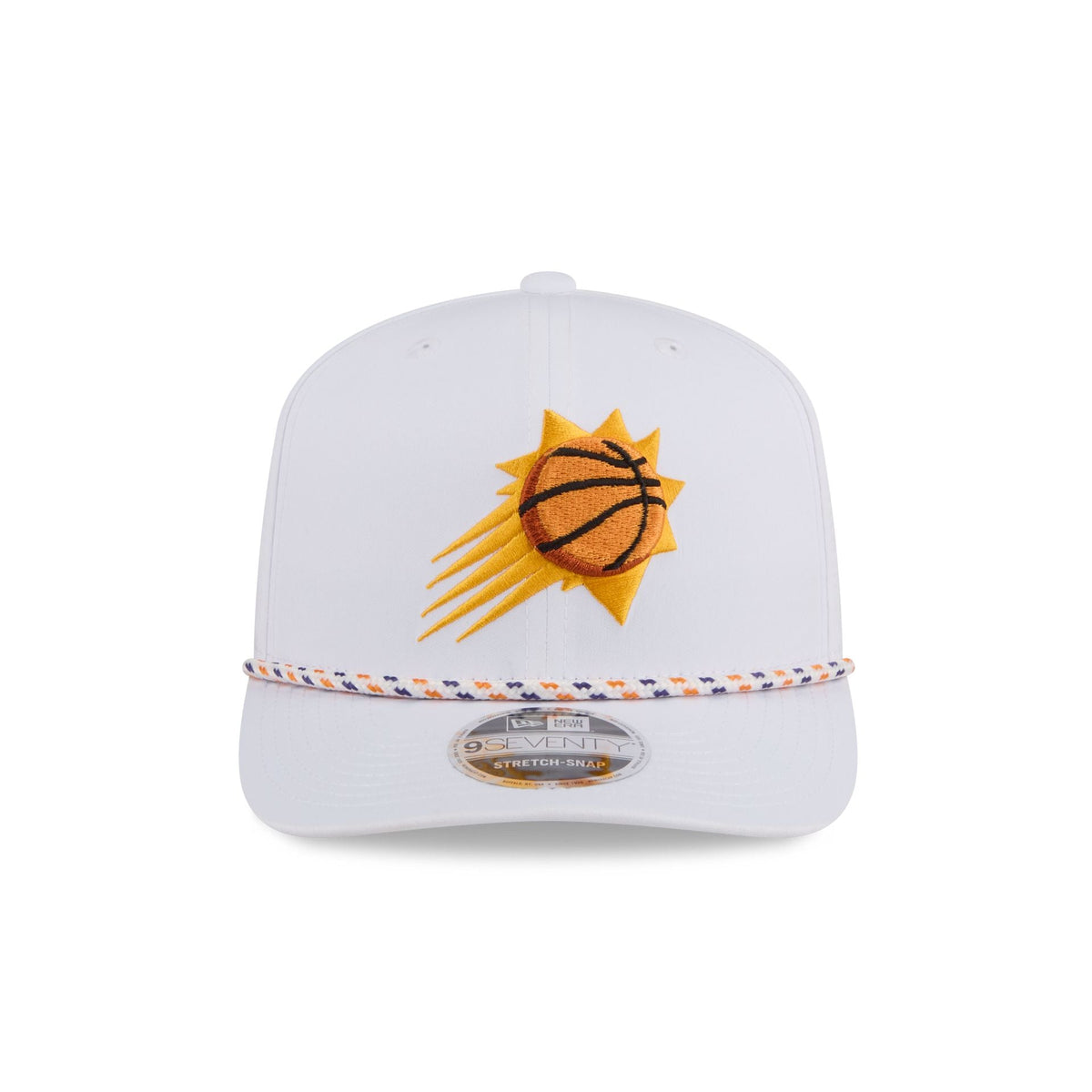 Phoenix Suns Optic White Performance Rope 9SEVENTY Stretch-Snap Hat