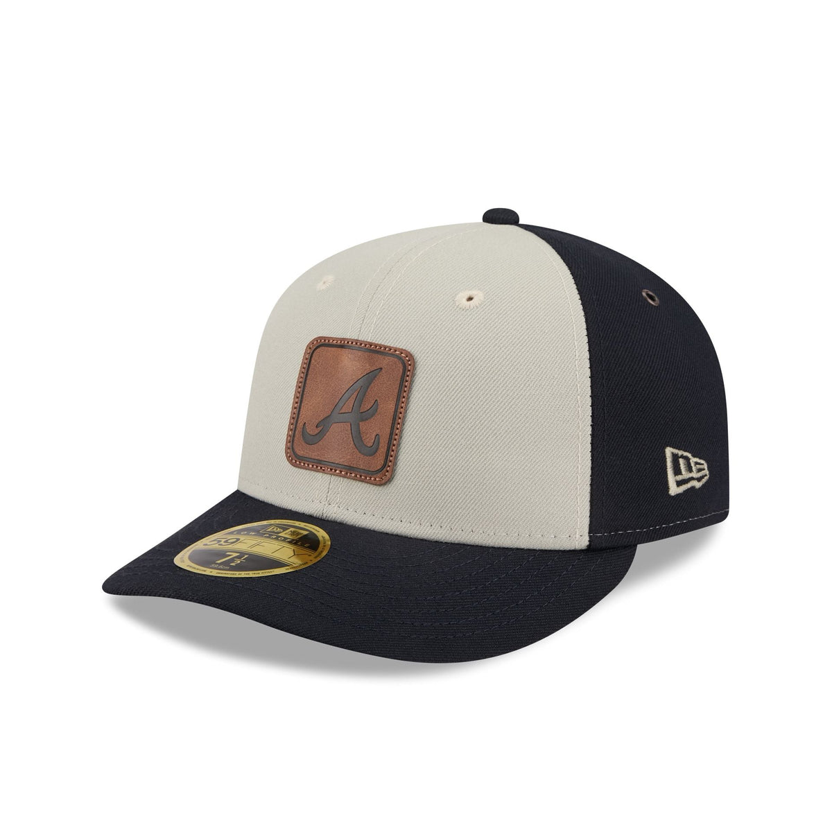 Atlanta Braves Quilted Low Profile 59FIFTY Fitted Hat