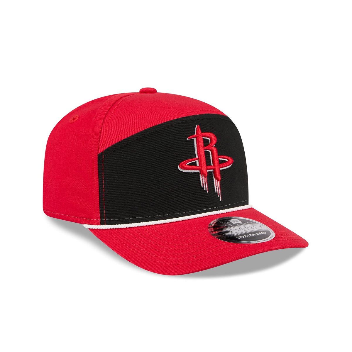 Houston Rockets Split Panel 9SEVENTY Stretch-Snap Hat