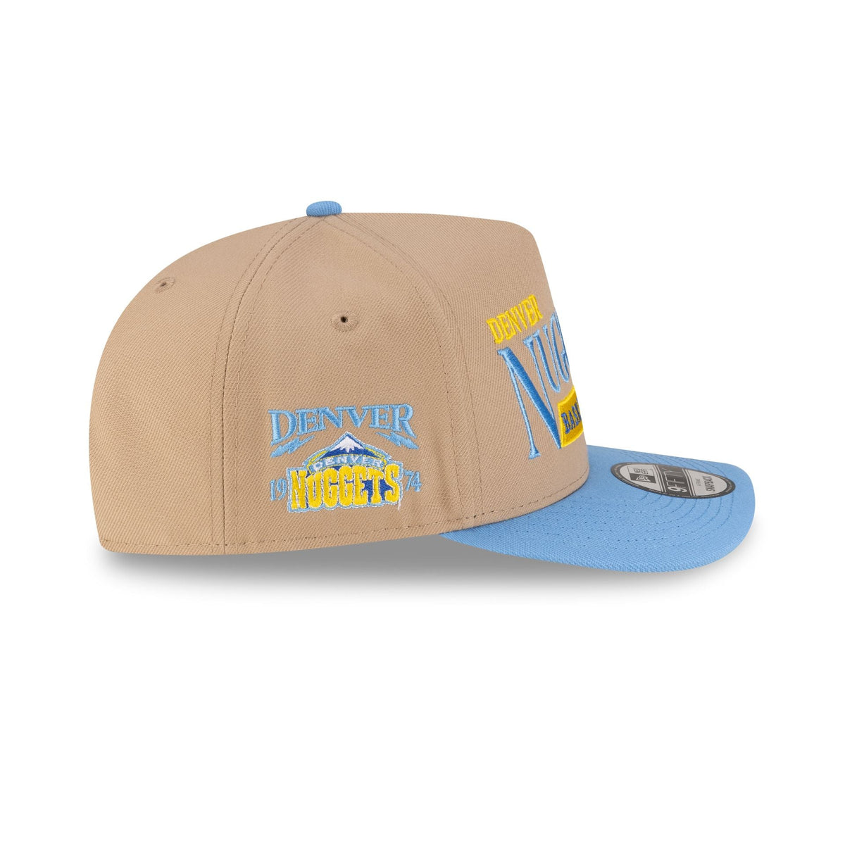 Denver Nuggets 2008-2018 Hardwood Classics Liner Camel 9FIFTY A-Frame Snapback Hat