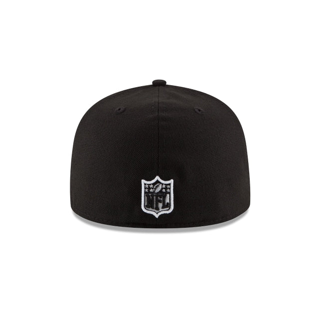 Indianapolis Colts Black & White 59FIFTY Fitted Hat